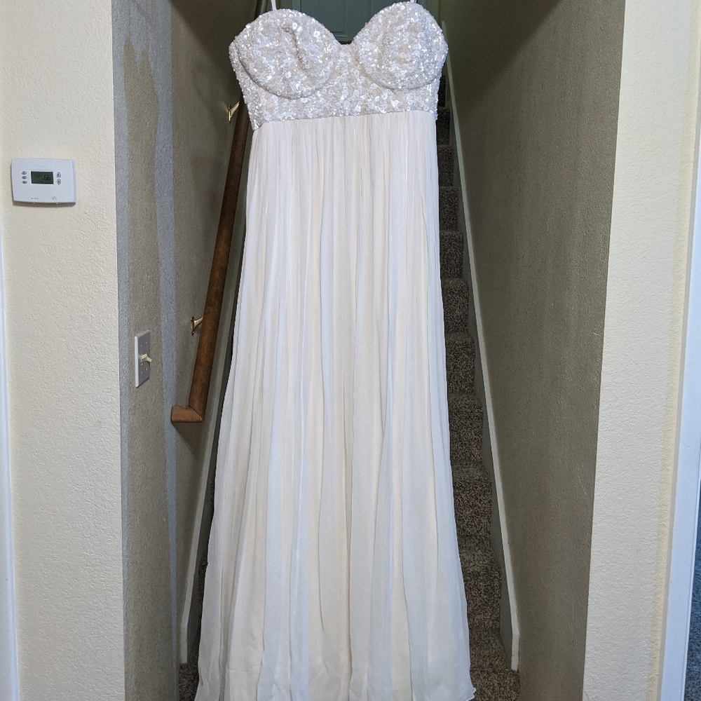 Rachel Gilbert Gemma Ivory Wedding Gown US size 12